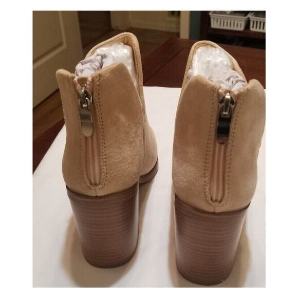 Kathemoi Ankle Boots Slip-on Pointed Toe Chunky Stacked Mid Heel Sz 8 - NWT's - Picture 5 of 10